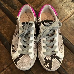 SNAKESKIN LEATHER GGDB SNEAKS